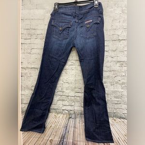 Hudson jeans triangle pocket boot cut sz 27 low rise euc